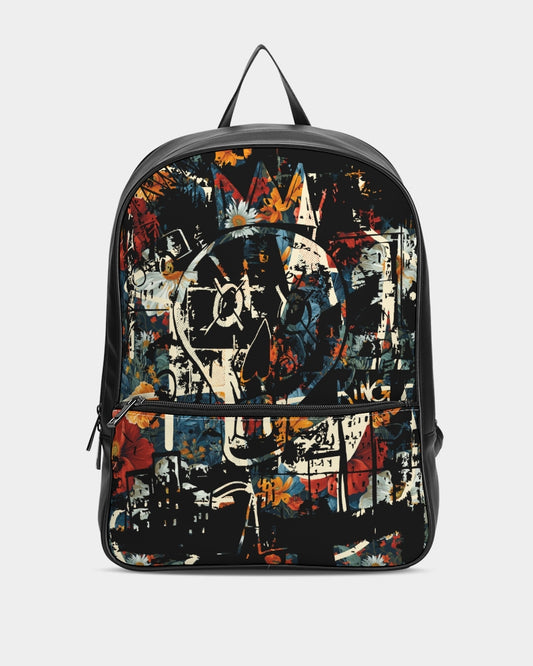 Flowers of Eden Classic Faux Leather Backpack