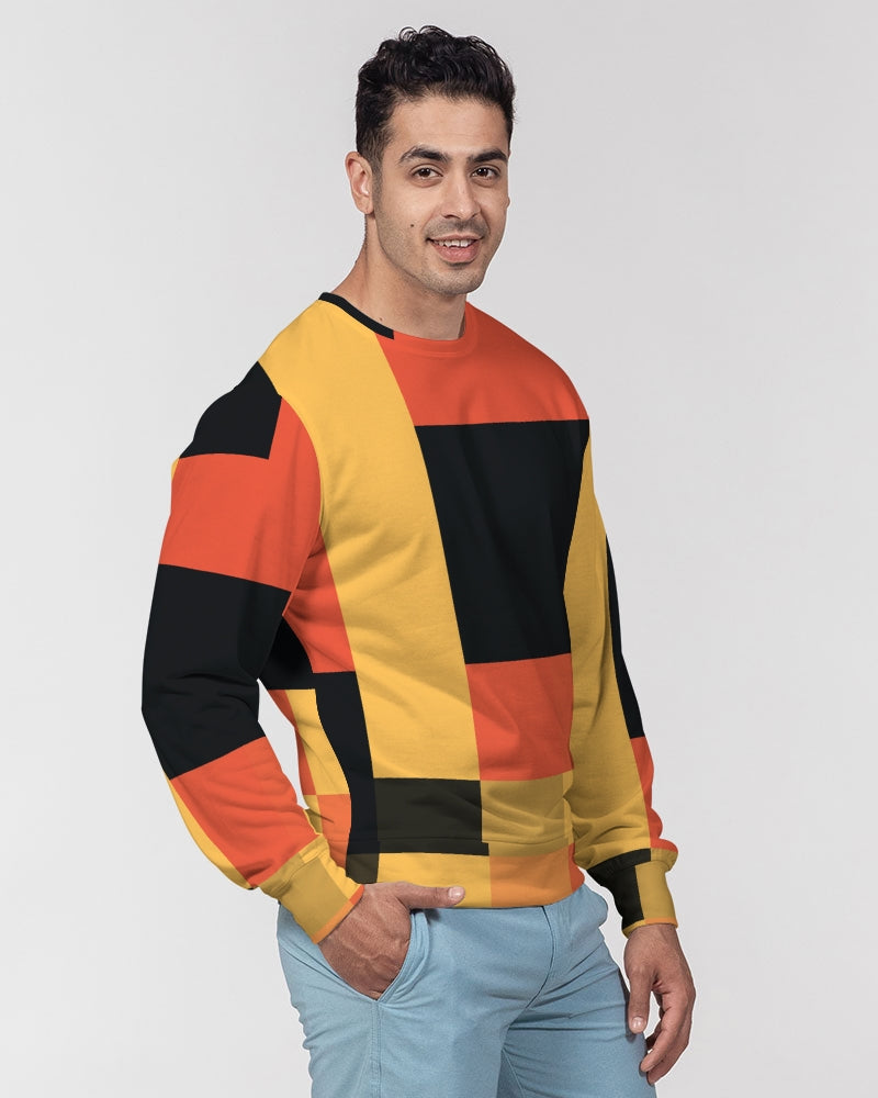 Honey Bee Squared Men's Classic French Terry Crewneck Pullover
