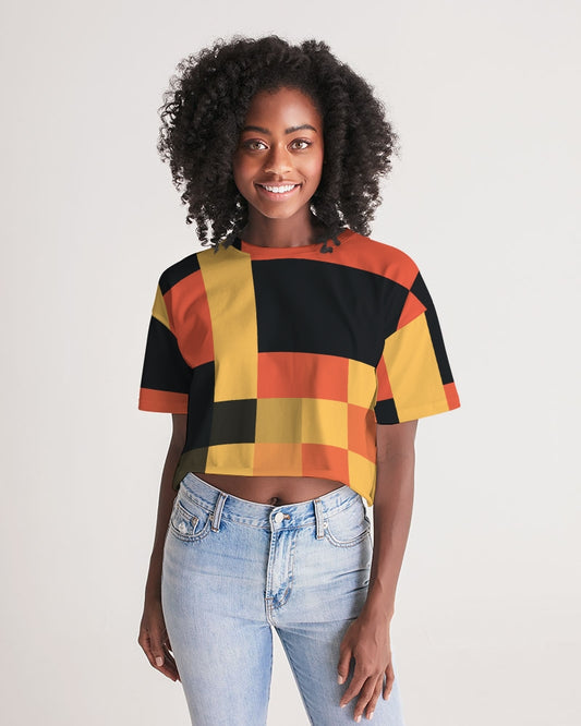 Honey Bee Squared Women's Lounge Cropped Tee