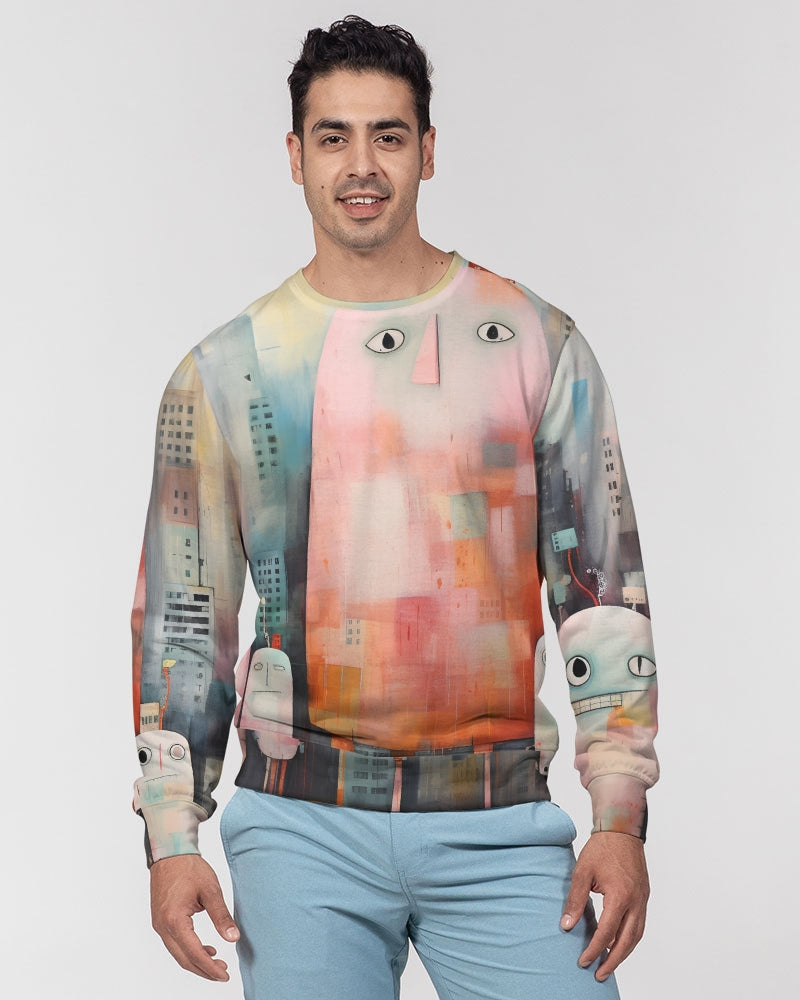 Num Nums All-Over Print Classic French Terry Crewneck Pullover