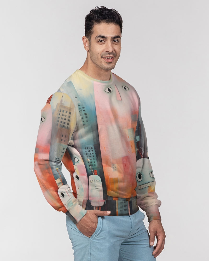 Num Nums All-Over Print Classic French Terry Crewneck Pullover