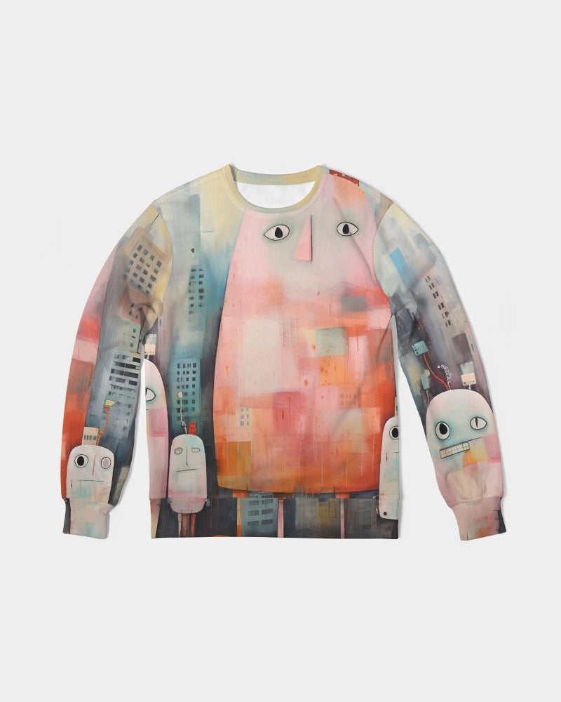 Num Nums All-Over Print Classic French Terry Crewneck Pullover