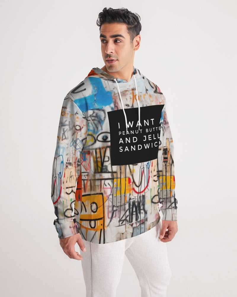 On the Wall Men's All-Over Print Hoodie