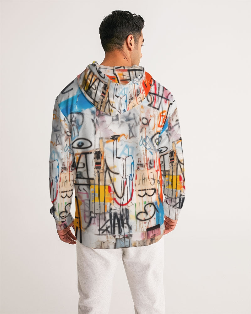 On the Wall Men's All-Over Print Hoodie