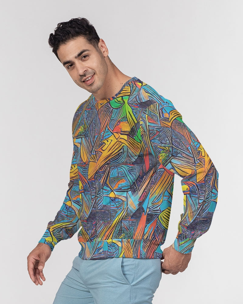 What A Colorful World Classic French Terry Crewneck Pullover